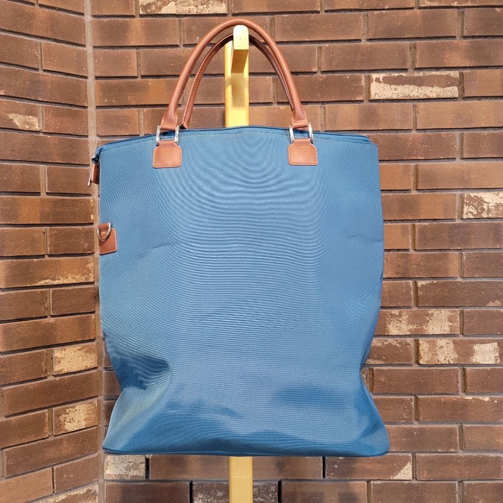 DVF Diane Von Furstenberg padded nylon large weekend tote luggage bag with strap - Picture 8 of 12